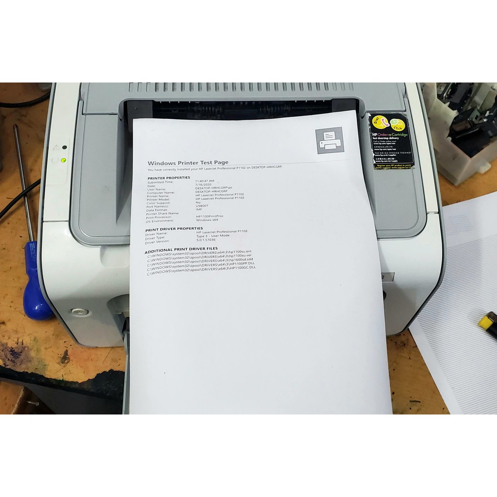 MÁY IN HP 1102 ĐẸP HỘP MỰC MỚI