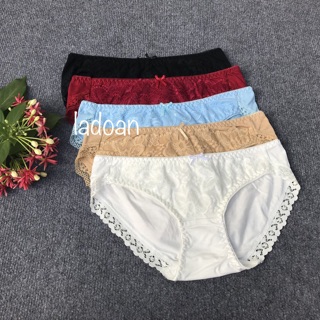 Combo 10 quần cotton phối ren
