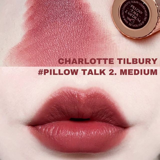 Charlotte Tilbury Pilow Talk 2 Medium Son Thỏi Lì Matte Revolution Lipsticks 3.5g