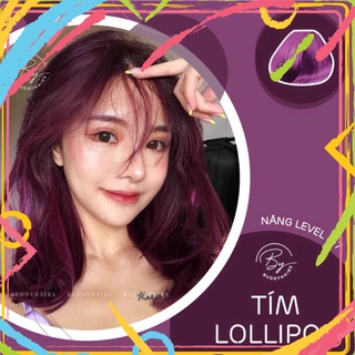 Thuốc nhuộm tóc Tím lollipop không cần dùng Thuốc tẩy tóc của Minehairs,Mine.hairs,Minehair