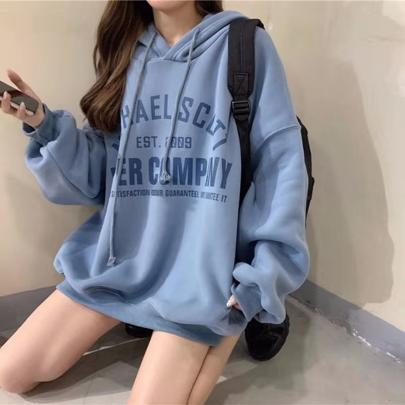 Áo Hoodie Tay Dài Nhiều Màu Sắc Cho Cặp Đôi