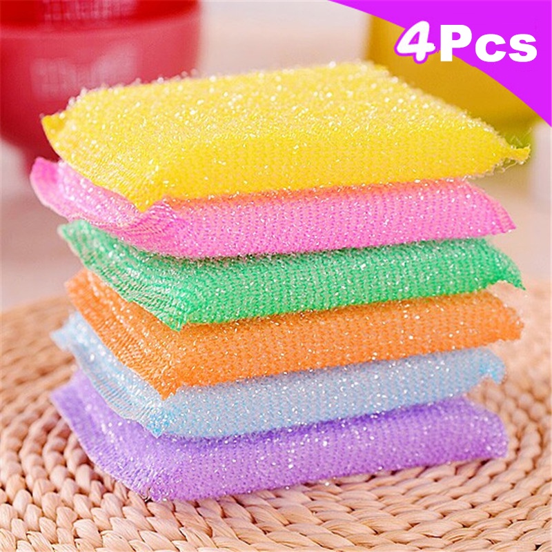 Set 4 Miếng Xốp Nano Rửa Chén Đa Năng Tiện Dụng