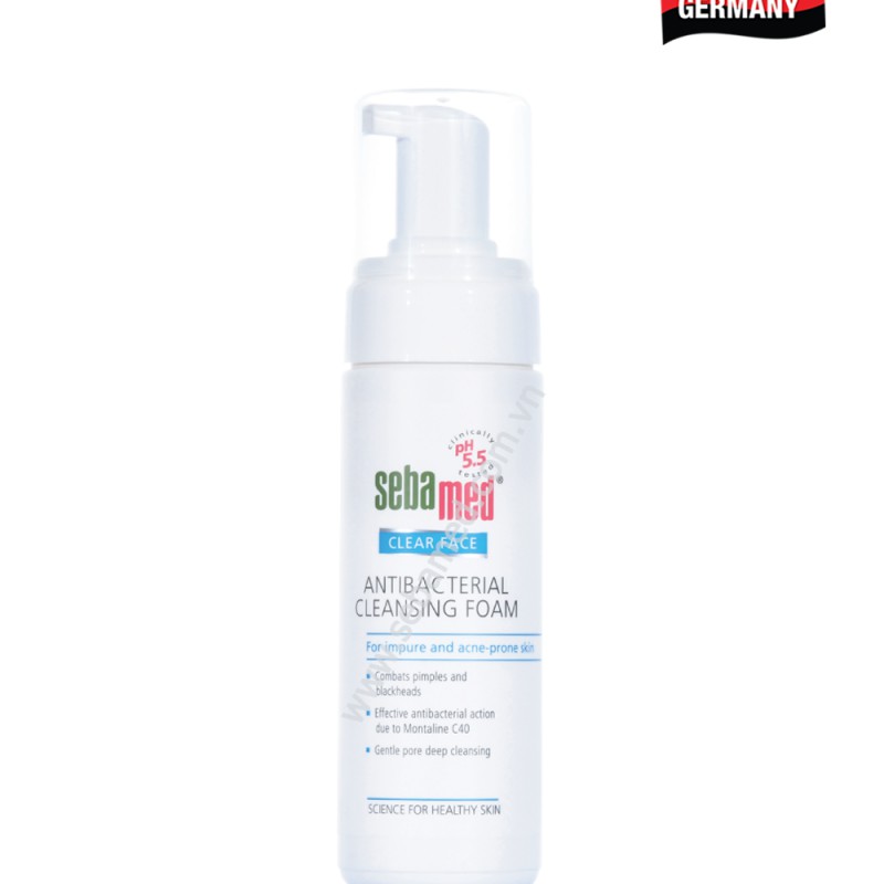 SỮA RỬA MẶT TẠO BỌT KHÁNG KHUẨN GIẢM MỤN SEBAMED FACE ANTIBACTERIAL CLEANSING FOAM CHÍNH HÃNG - 6918