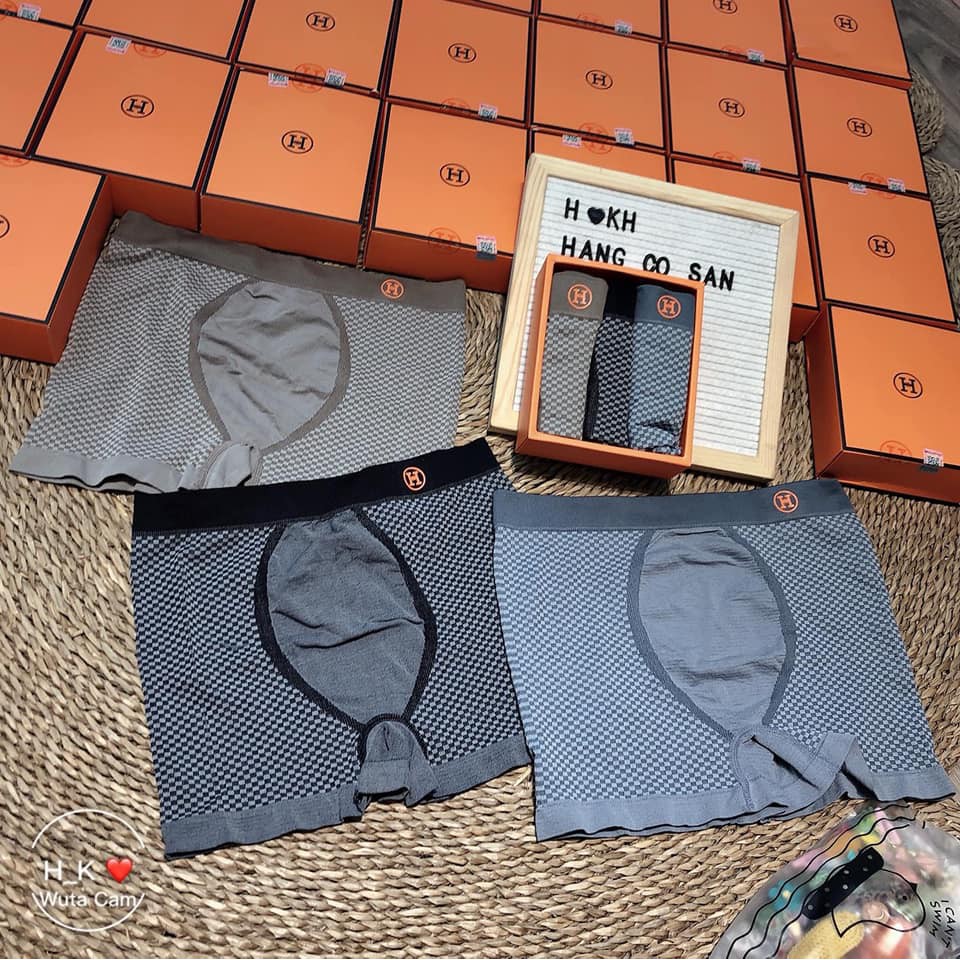 Combo 3 Quần sịp đùi nam chất cotton dày dặn  thông hơi co dãn 4 Chiều