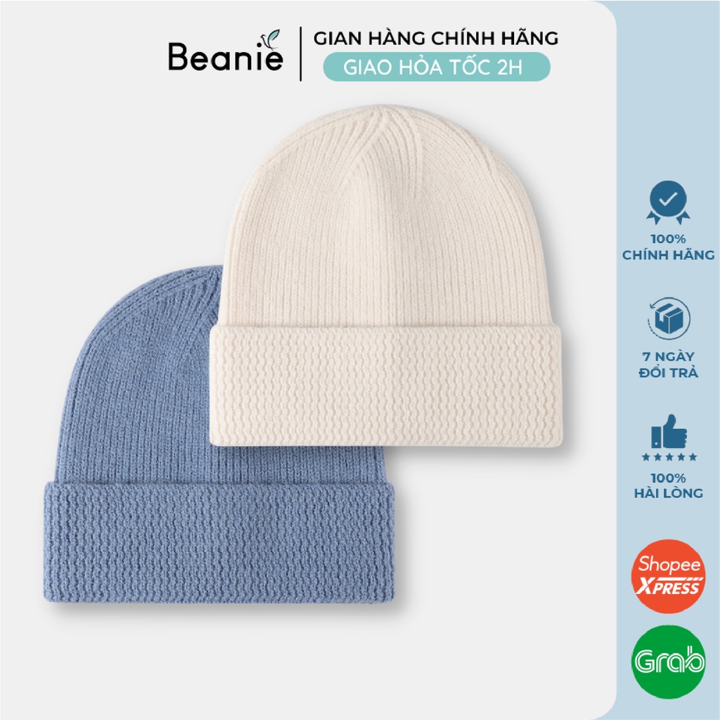 Mũ Len Trơn Dài 2022 BEANIE Độc Đáo Cao Cấp Thời Trang Hàn Quốc, Nón Len Đẹp Mùa Đông Unisex Nam Nữ Nhiều Màu B040