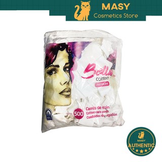 Bông Tẩy Trang Bella Cotton Premium 500 miếng