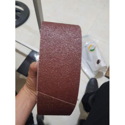 Hàng công ty  Nhám vòng cho máy chà nhám tăng khổ 76mm*533mm - 60-100-150