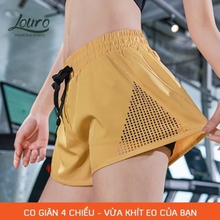 Quần Đùi Thun Lỗ 2 Lớp Cotton