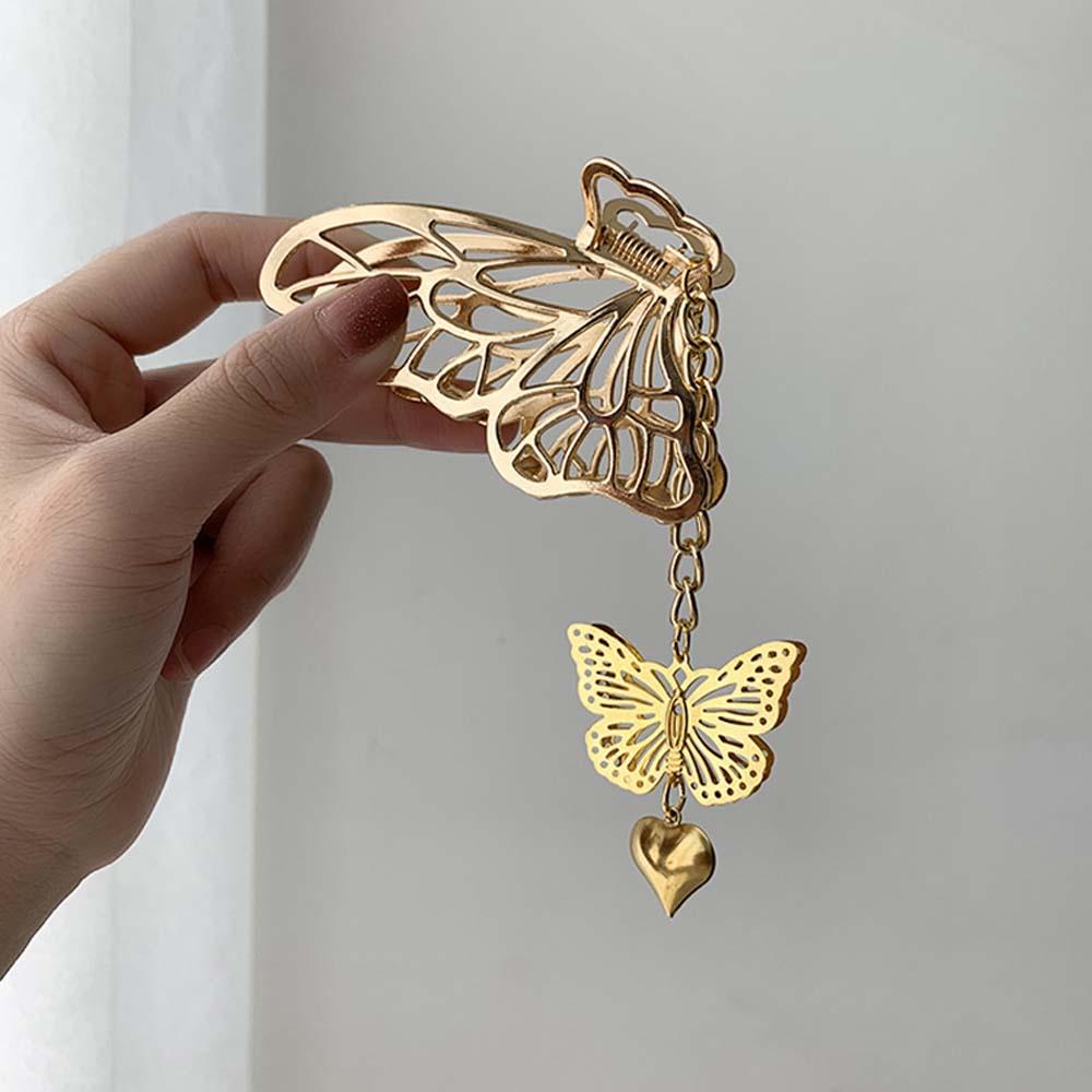 Kẹp Tóc Bướm / Trái Tim / Bướm Rỗng Thời Trang Vintage