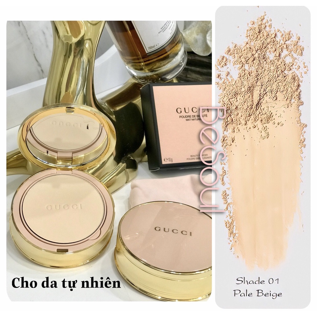 Phấn phủ G.U.C.C.I Poudre 01 Dạng Nén De Beaute Mat Naturel Powder | BigBuy360 - bigbuy360.vn