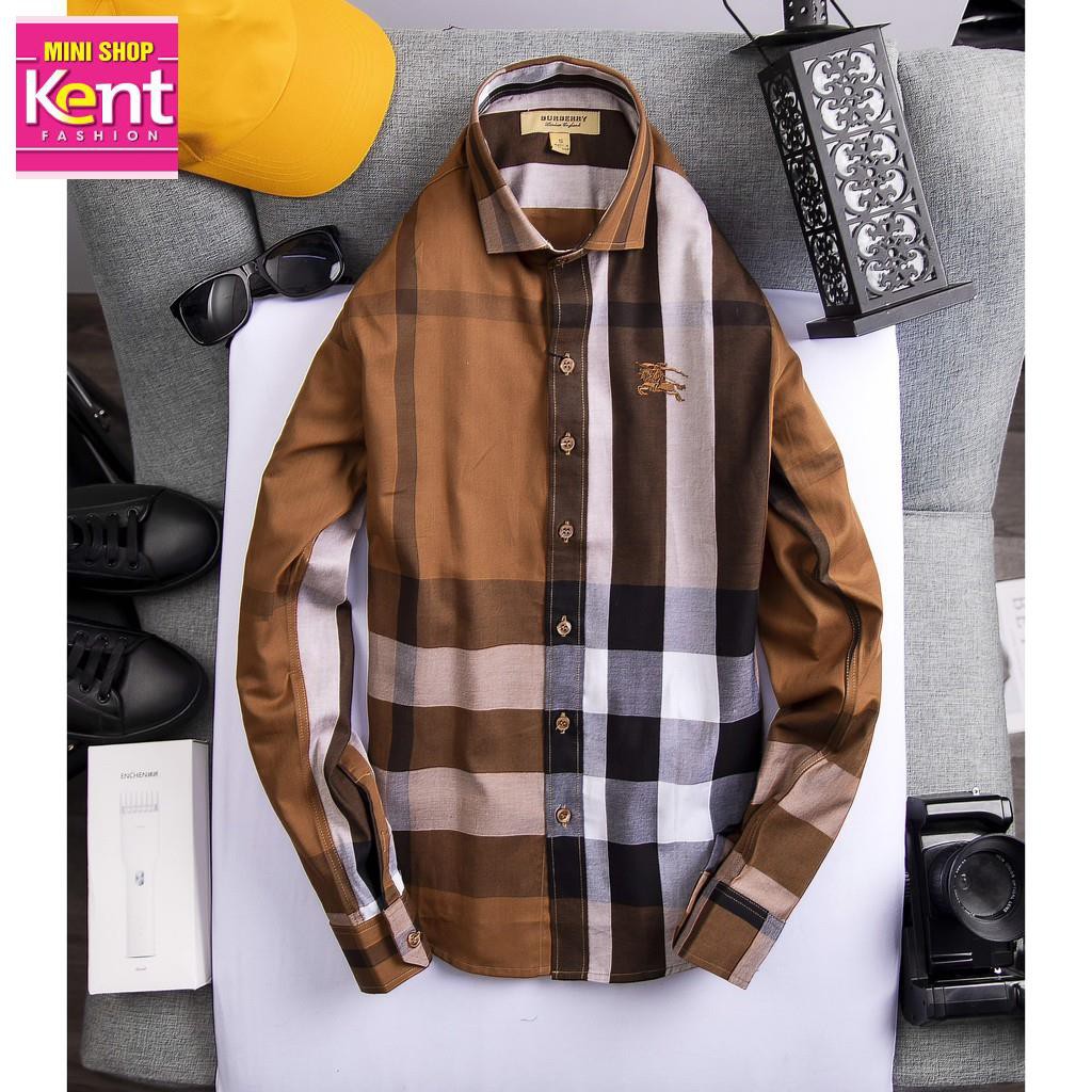 (HÀNG CAO CẤP) Áo sơ mi kẻ nam BBR CAO CẤP dài tay, vải cotton chuẩn hãng không nhăn, không sù,không phai | BigBuy360 - bigbuy360.vn