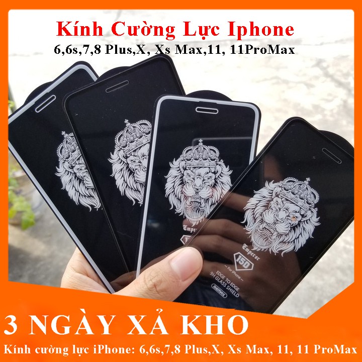 Kính Cường Lực Dành Cho Iphone 15D,Full Màn ip 6,6plus,7,7plus,8 Plus,X,Xs,Xr,Xs Max,11,11Pro,11 ProMax, ip12,12promax