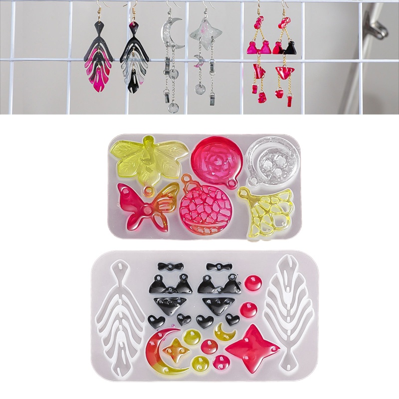 Khuôn Silicone Làm Mặt Dây Chuyền / Móc Khóa Epoxy Resin