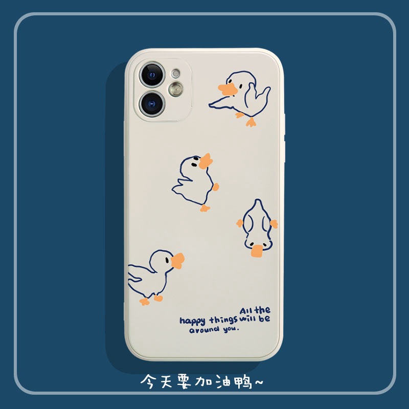 Ốp lưng iphone ốp Điện Thoại Tpu Trong Suốt In Họa Tiết Hoạt Hình Thời Trang Cho Iphone Xs 12 11 Pro Max Xs Max Xr 6s 8 7plus