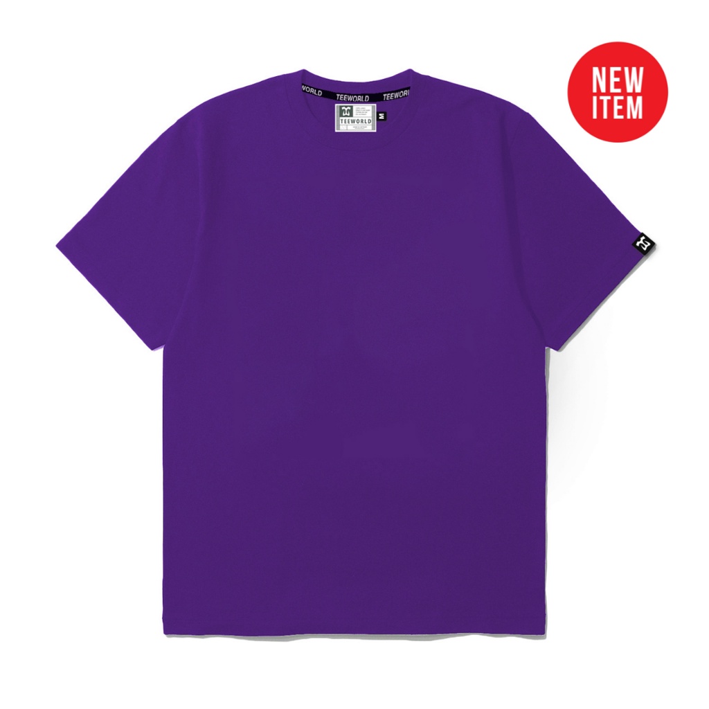 Áo thun Teeworld Basic T-shirt Cam Tím Xanh Nam Nữ Unisex | BigBuy360 - bigbuy360.vn