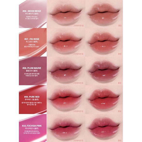 Son Bóng Heart Percent On Mood Pure Glow Tint