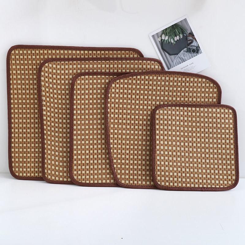 Tấm Lót Ngồi Bệt HOMIES Sợi Mây Điều Hoà - Kích Thước 40cm x 40cm