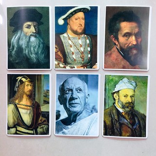 Flashcard 10 nhà nghệ thuật gia nổi tiếng nhất hành tinh 15x21cm TGXQ thẻ học thông minh