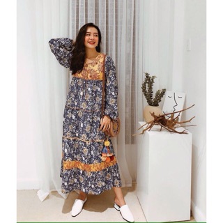 ORDER | Boho Style | Váy boho vintage hoa nhí dáng dài