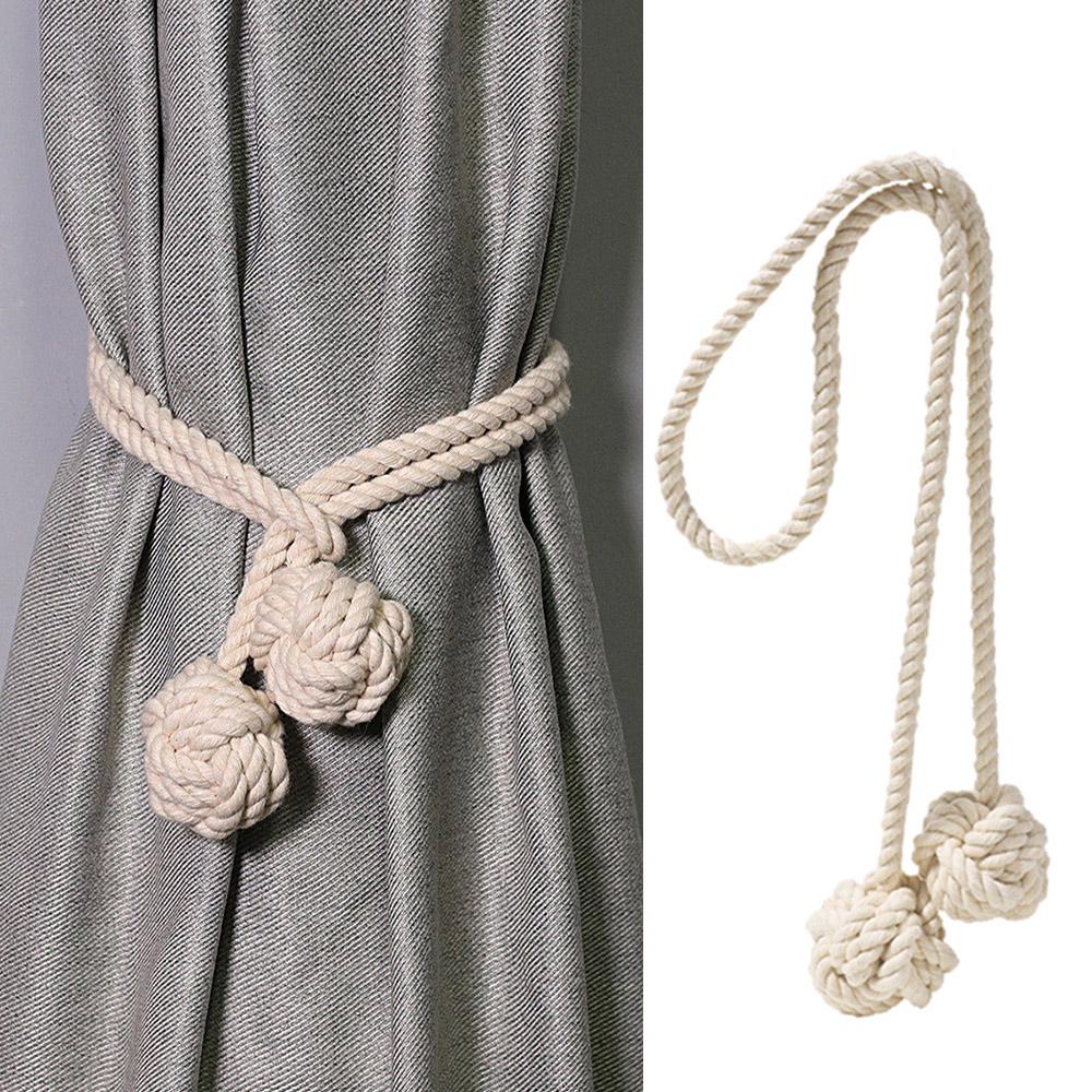 KUNHEV Dây Cột Rèm Cửa Bằng Cotton Phong Cách Bohemian Độc Đáo Trang Trí Nhà Cửa