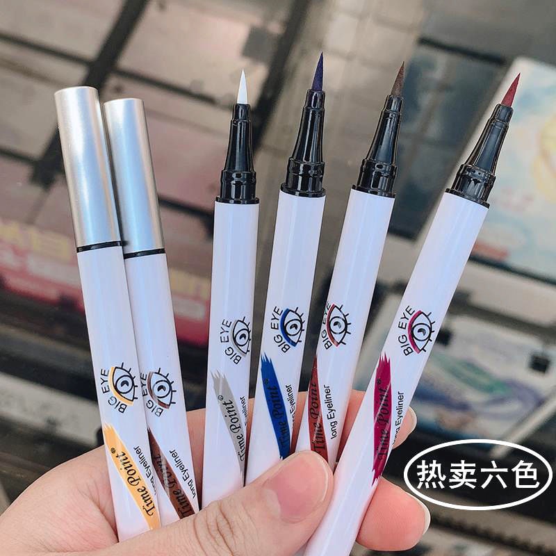 Bút kẻ mắt nước vỏ màu trắng chống thấm nước