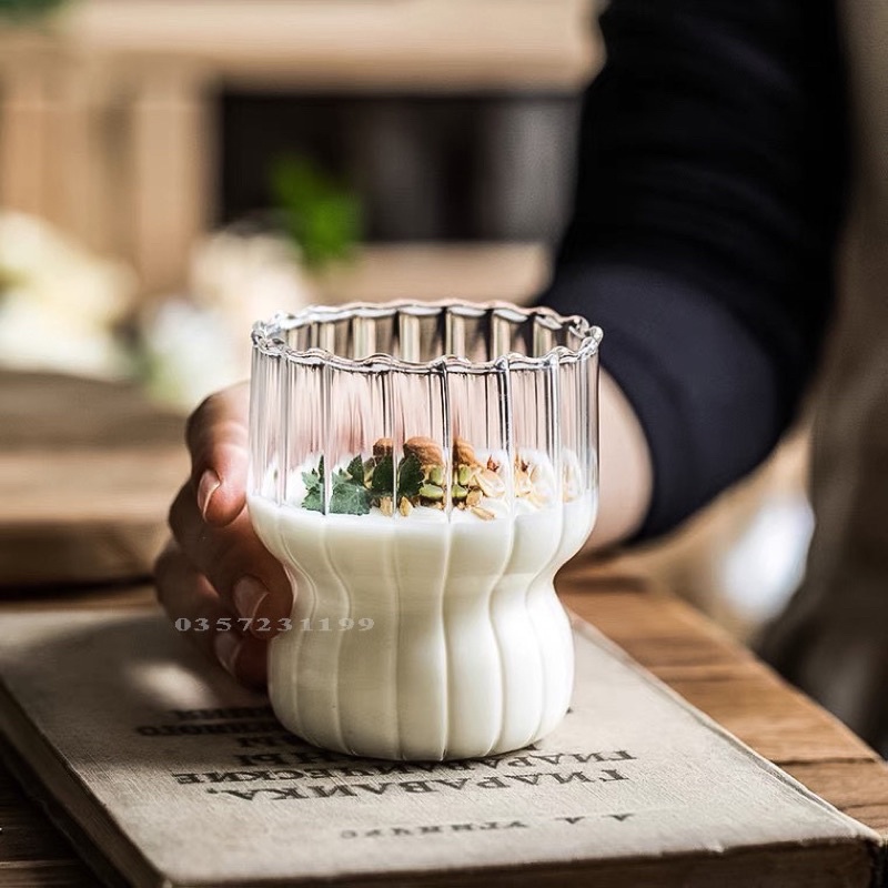 Cốc thuỷ tinh cafe | Ly thuỷ tinh đáy tròn