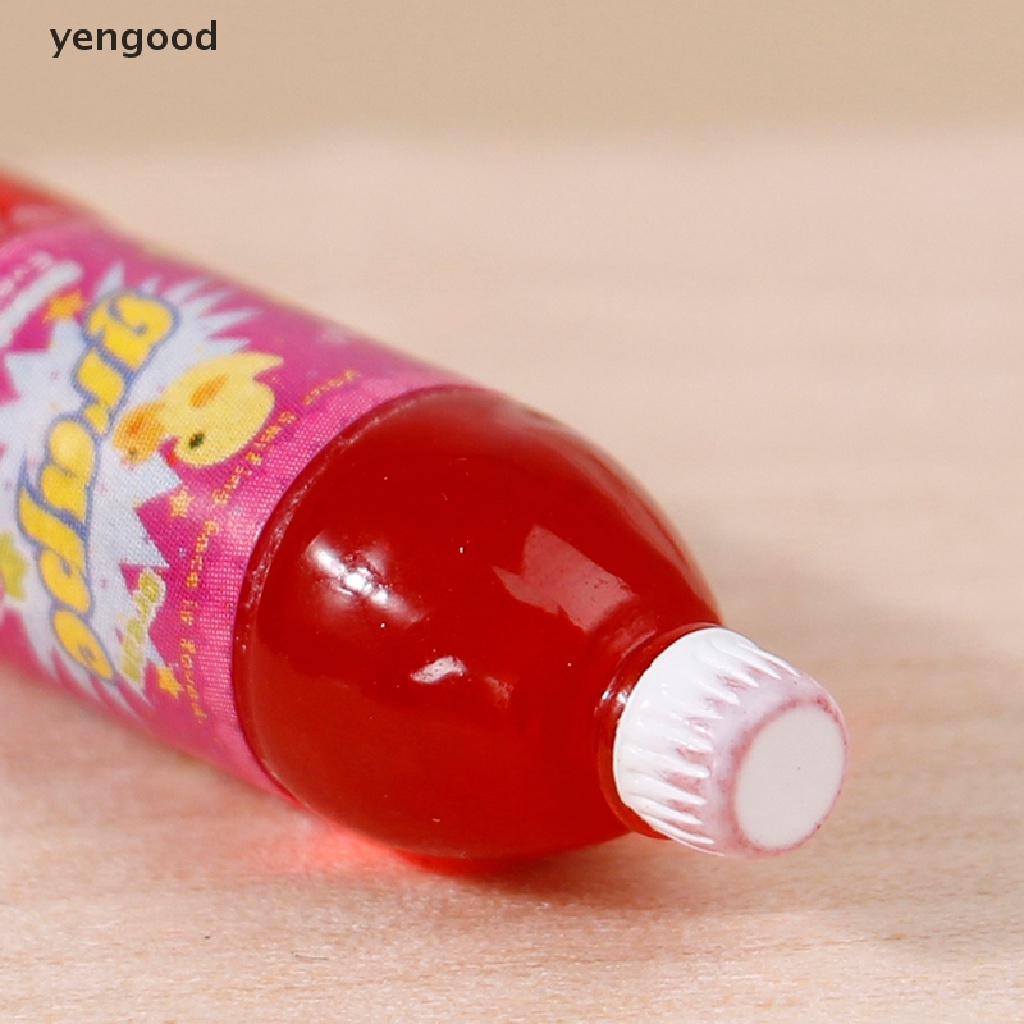 Set 5 Mô Hình Chai Nước Ép Trái Cây Hoạt Hình Trang Trí Nhà Búp Bê