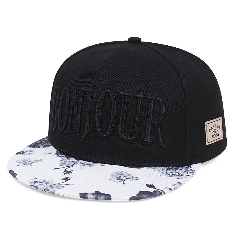 Mũ lưỡi trai thêu chữ phong cách thời trang cho nam và nữ