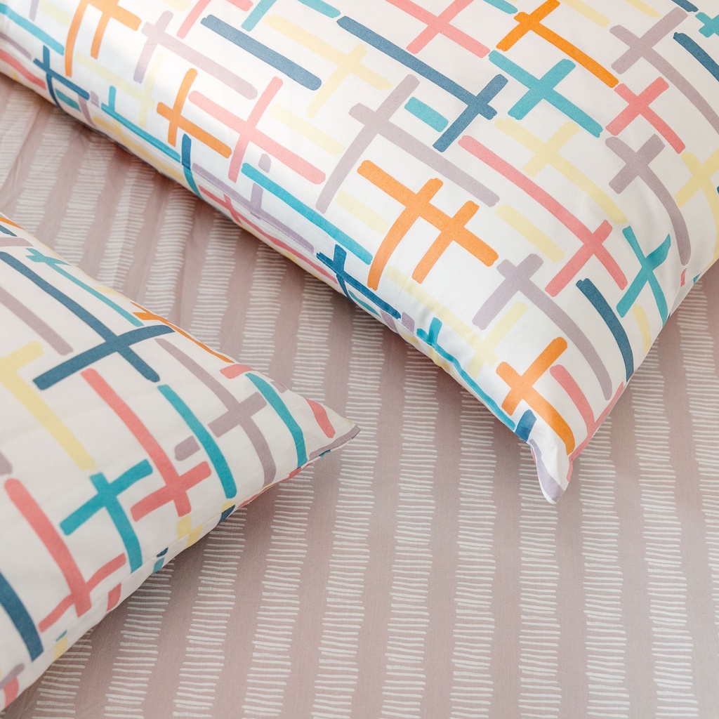 Bộ Ga Giường 1 Ga Giường và 2 Vỏ gối nằm  DELINA Nhiều Màu Index Living Mall Nhập Khẩu Thái Lan