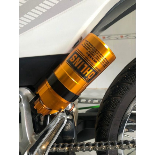 Cặp Tem OHLINS Dán Bình Dầu, Phuộc Sau Trong Suốt