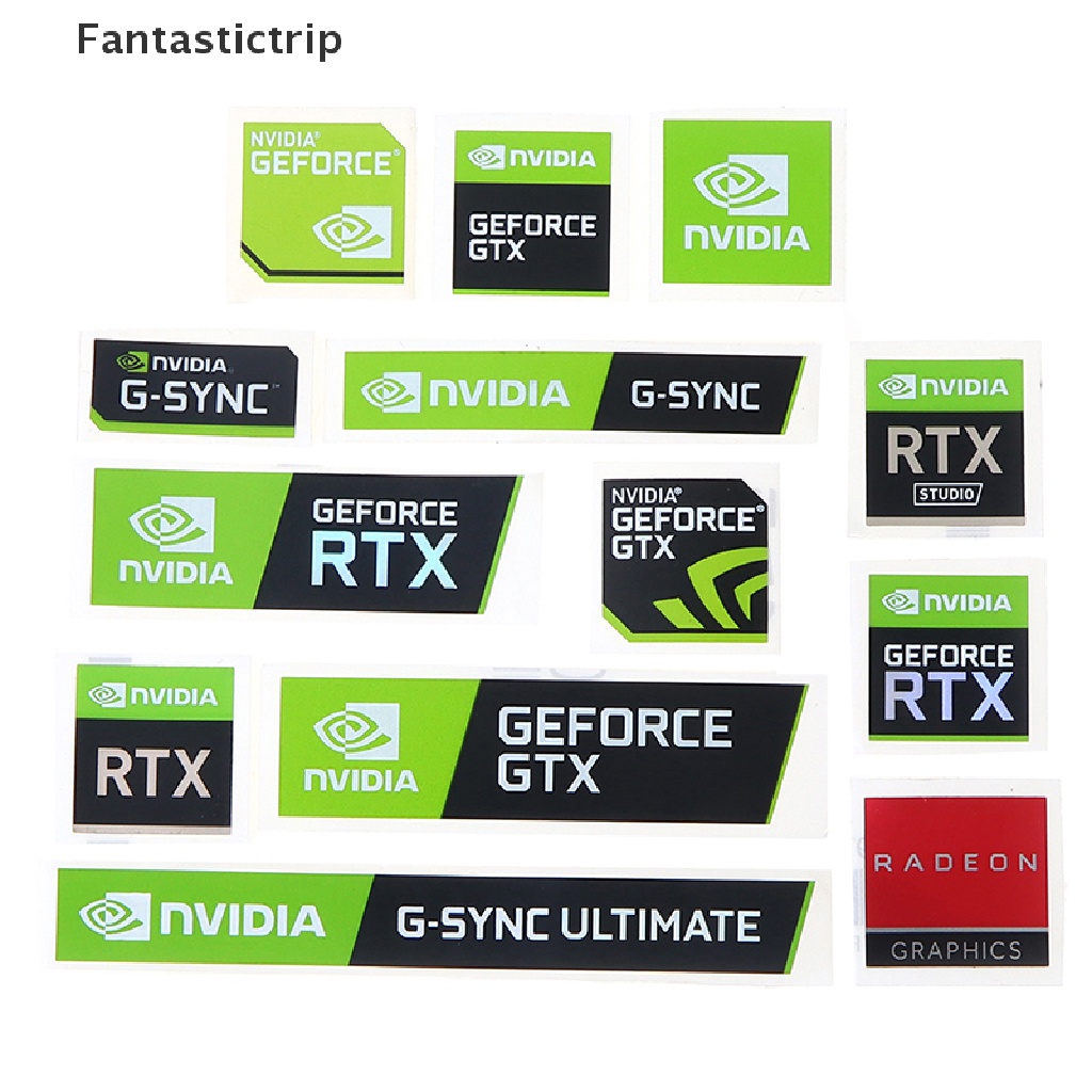 Bộ 5 Miếng Dán Trang Trí Laptop New NVIDIA GTX GEFORCE