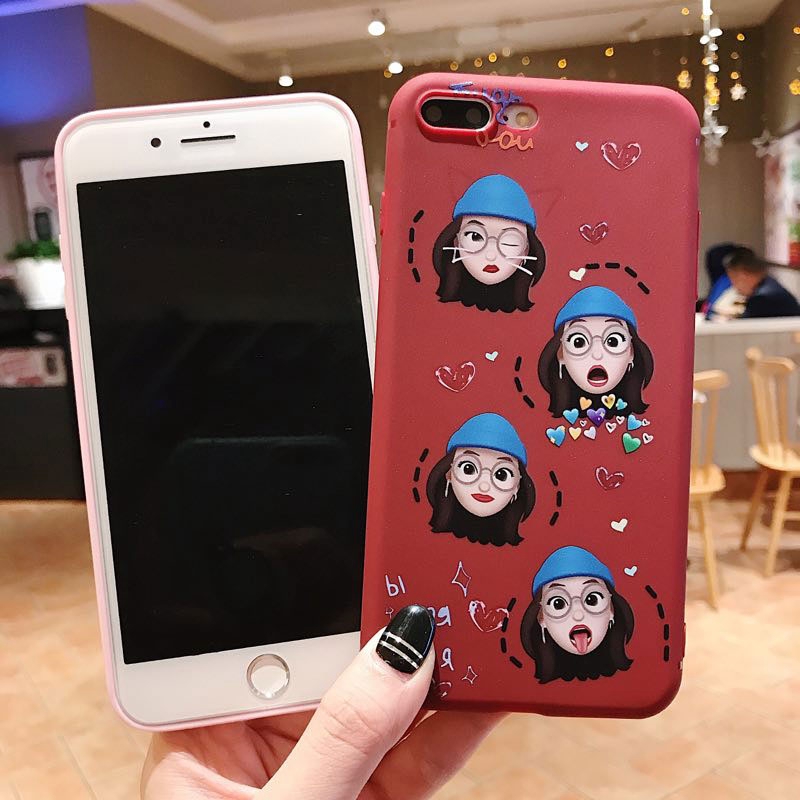 Ốp lưng hình mèo xinh xắn cho điện thoại iPhone 8 7 6s 6 x XR XS Max Plus | BigBuy360 - bigbuy360.vn