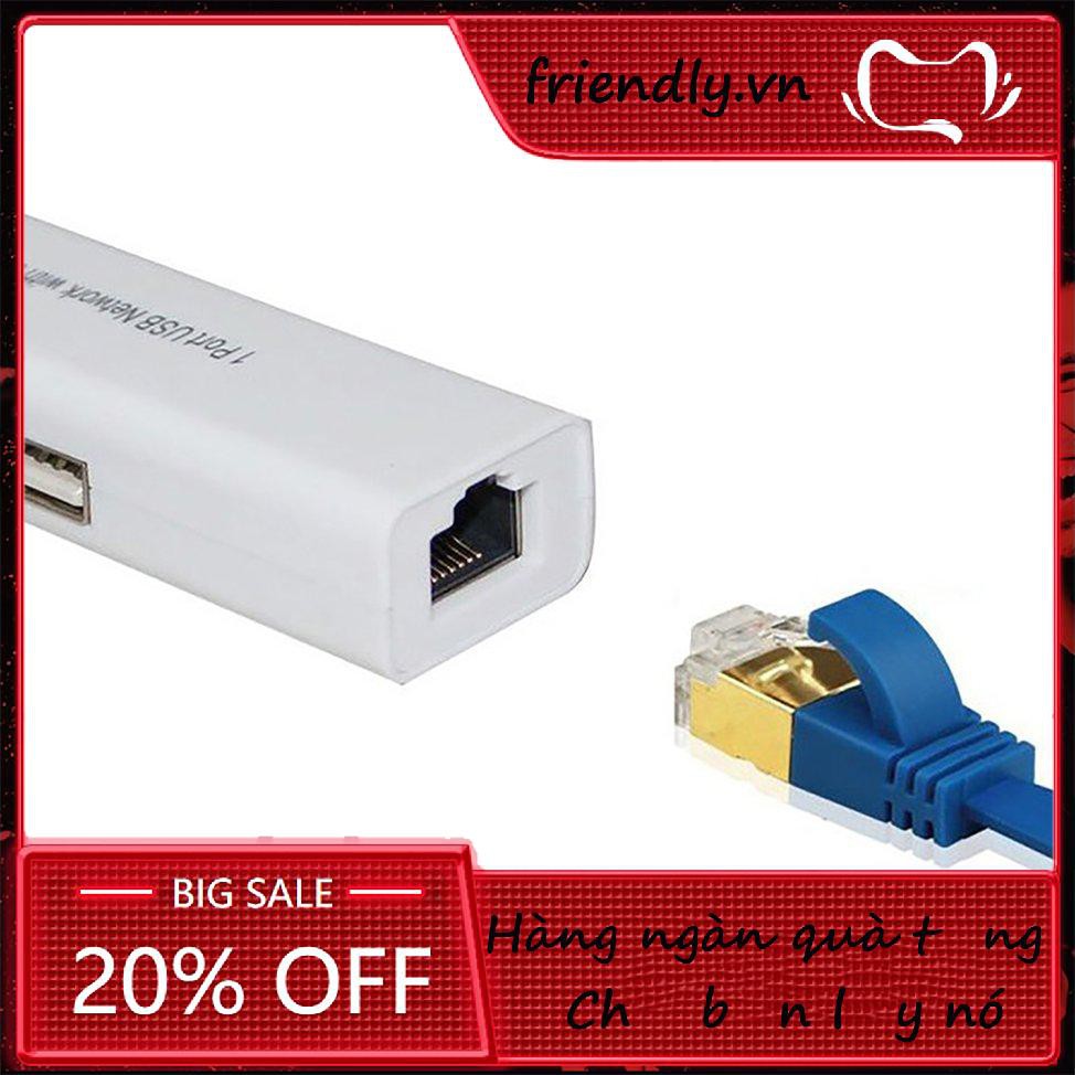 Bộ Chuyển Đổi 3 Cổng Usb Mini Usb 5 Pin Sang Lan Ethernet Rj45 | BigBuy360 - bigbuy360.vn