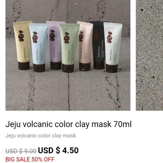Mặt nạ đất sét tro núi lửa