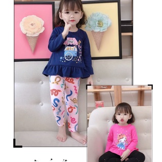 Bộ bánh bèo bé gái