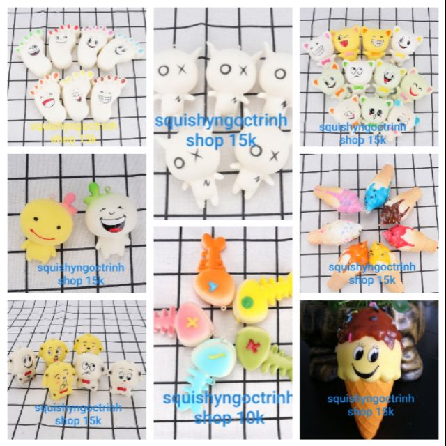 Tổng hợp 8 mẫu squishy