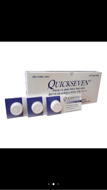 Quickseven que thử thai nhanh