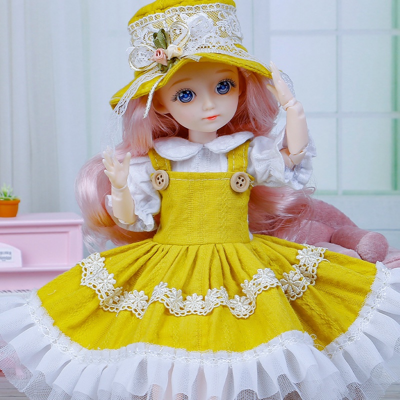 Bộ Búp Bê BJD23 Mặc Trang Phục Dễ Thương Tỉ Lệ 1 / 6 32cm