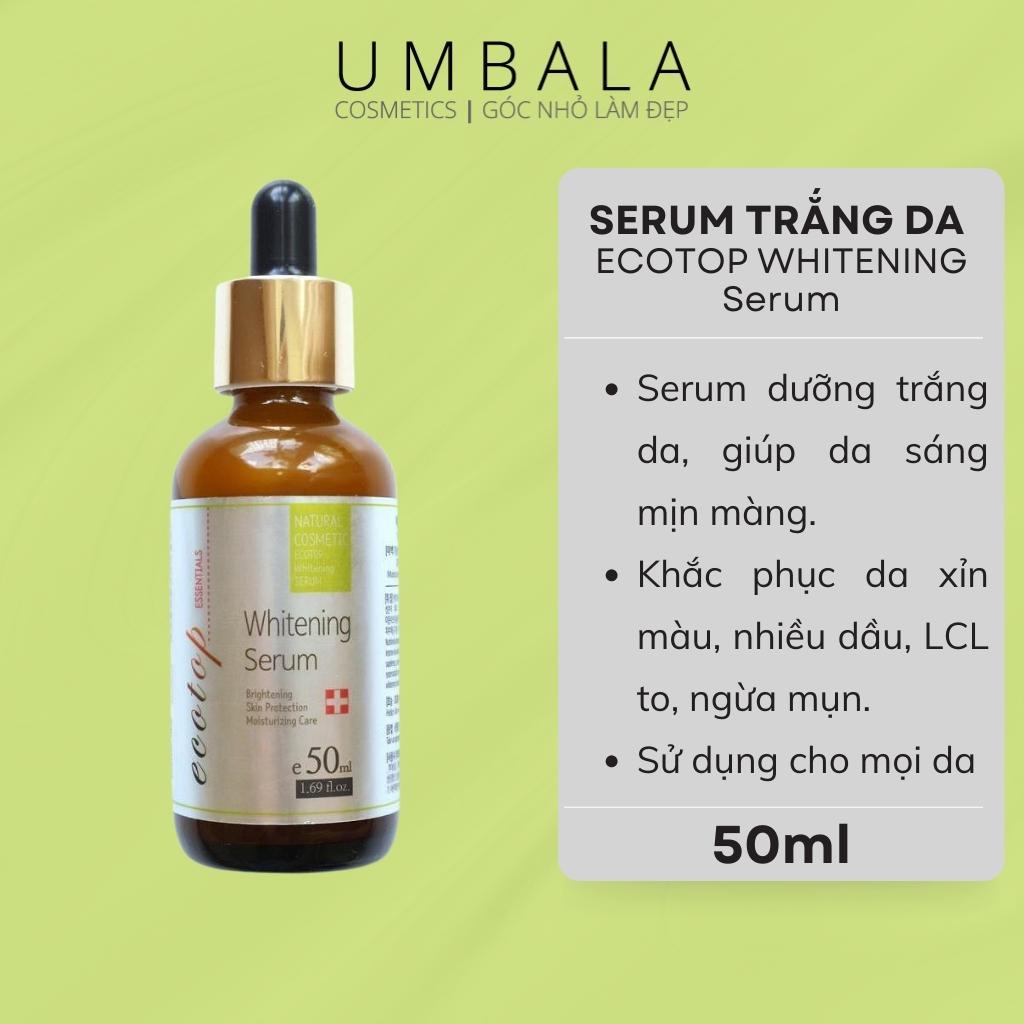 Serum dưỡng trắng da Whitening ECOTOP (50ml)