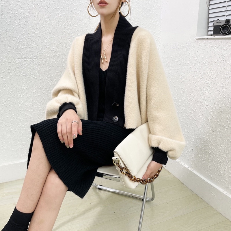 Set đầm len cao cấp