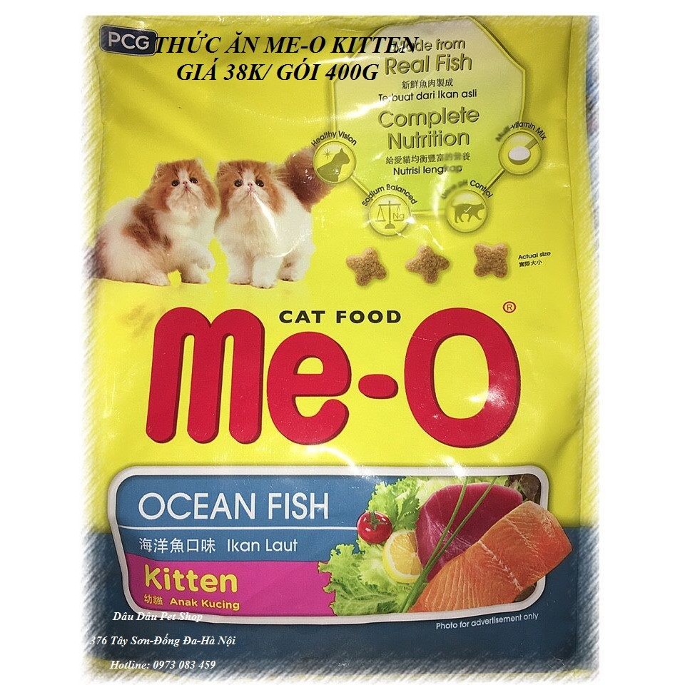 [ Bán sỉ ] THỨC ĂN CHO MÈO NHỎ ME-O KITTEN 400G