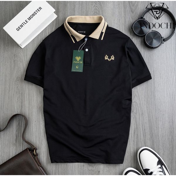 Áo thun polo nam cổ bẻ , áo phông nam chất đẹp vải gai thái thoáng mát , logo thêu lịch sự