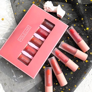Set 5 cây son kem nhung lì Hold Live mới chính hãng