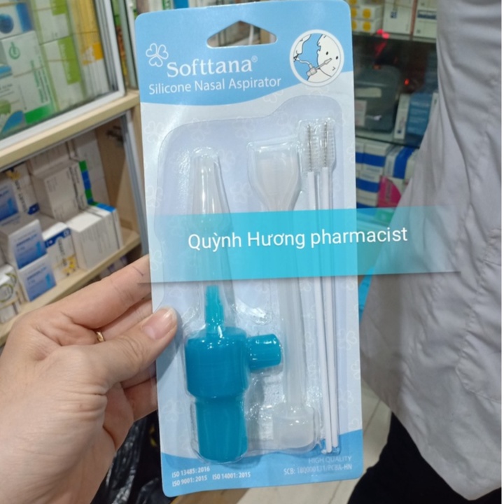 Dụng cụ hút mũi silicon SOFTTANA tuyệt đối an toàn cho bé