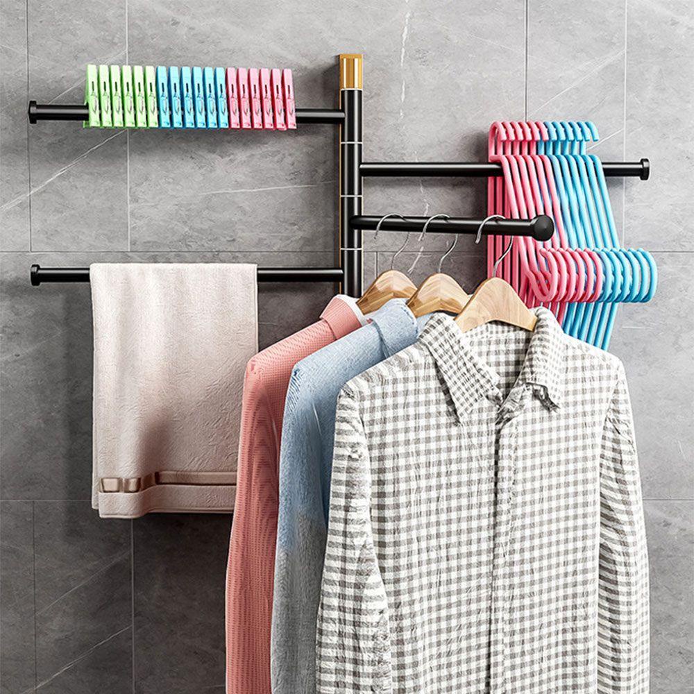 Giá Đỡ Khăn Tắm Kèm Móc Treo Tiện Dụng