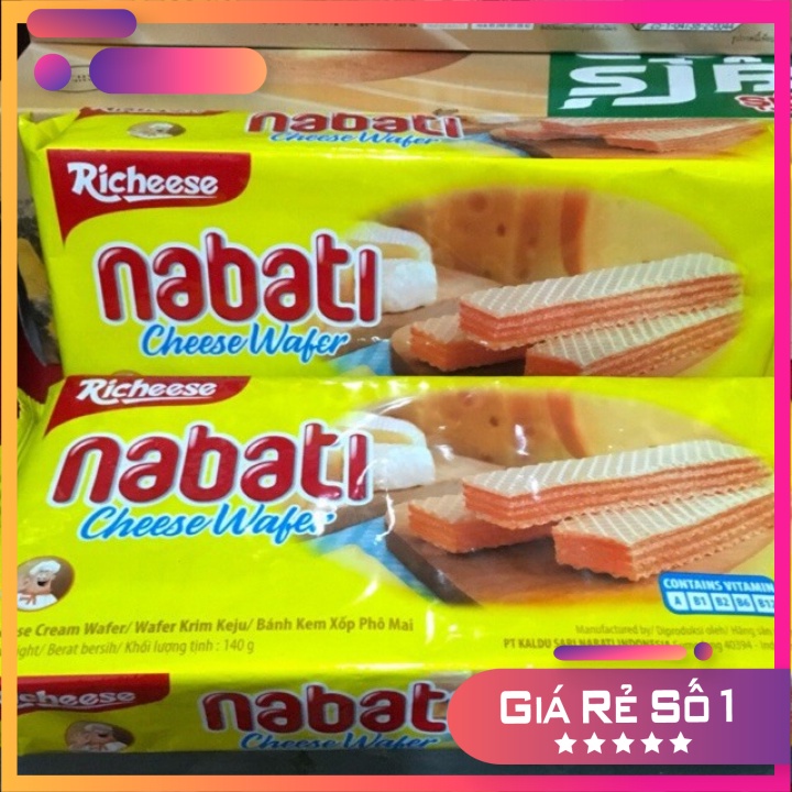 Combo 2 Bánh Xốp Nabati Vị Phô Mai/socola 130G