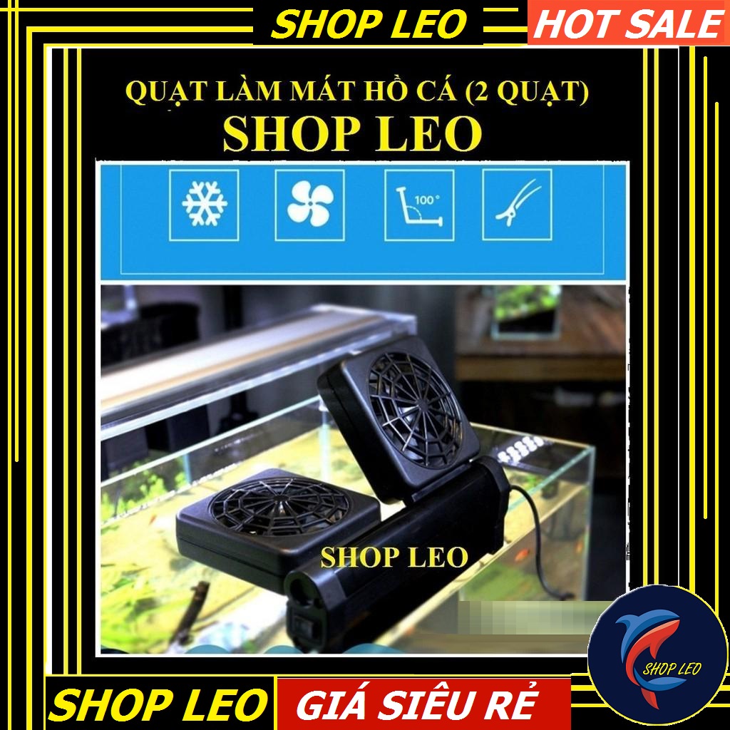 QUẠT LÀM MÁT BỂ THỦY SINH  -phụ kiện cá cảnh-shopleo