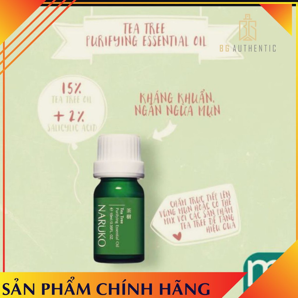 [ Hàng Auth Giá Sỉ ] Tinh chất trị mụn naruko  (bản đài loan ) 10ml