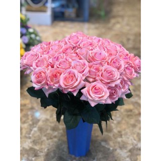 Hoa lụa, hoa hồng nhung Pháp cao cấp size to