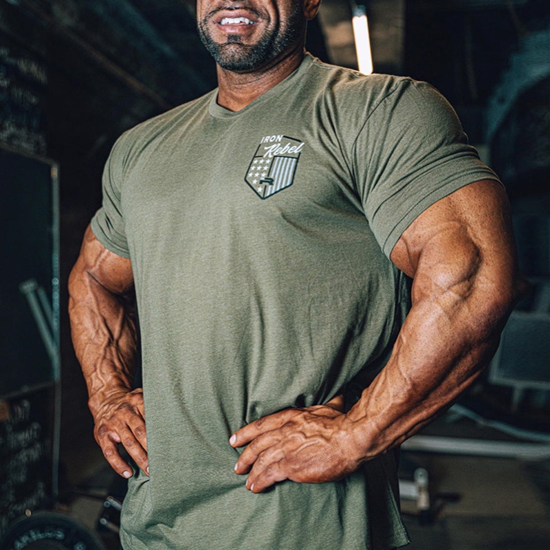 Áo Thun Thể Thao Plus Size M-3XL Chất Liệu Cotton Cho Nam